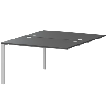 Модуль двойной на 2 рабочих места Арго-М АМБЭ-002 Антрацит/Белый