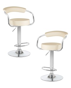 Набор 2 шт Стул барный DOBRIN MARTA, кремовый