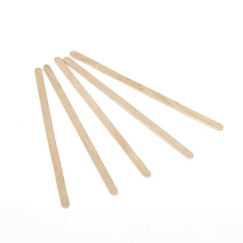 Размешиватель одноразовый деревянный в индивидуальной упаковке 140 мм, КОМПЛЕКТ 250 шт., БЕЛЫЙ АИСТ/WELDAY, 607578