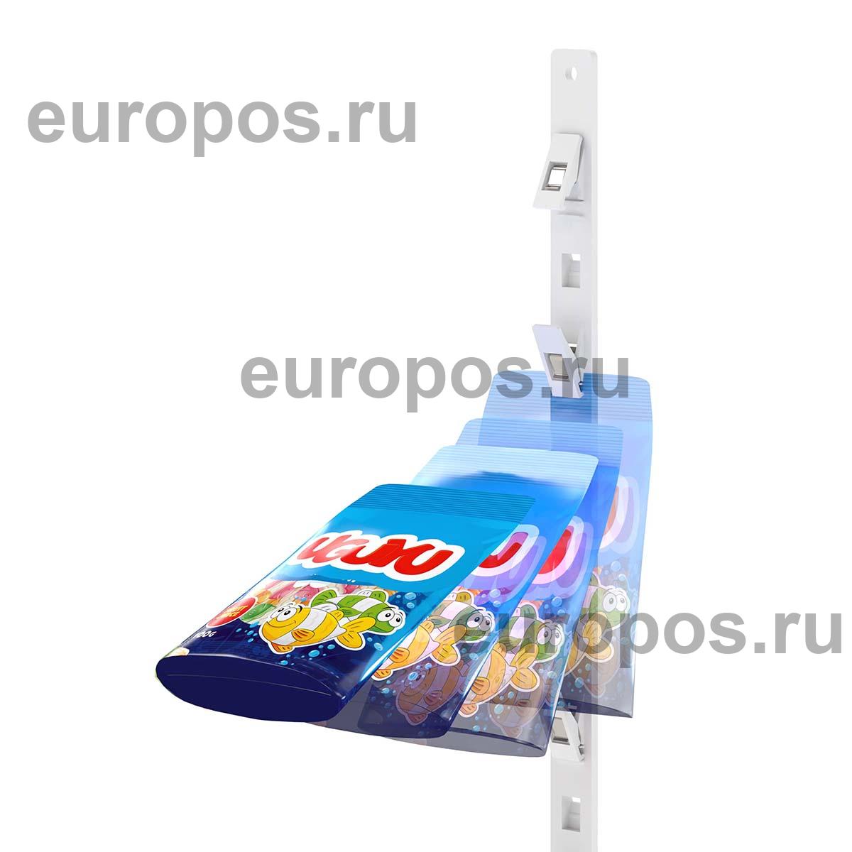 Лента подвесная пластиковая CLIP STRIP-W-08, 6 прищепок