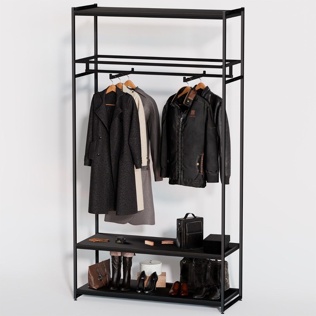 Стеллаж для одежды в стиле Лофт A22120-12