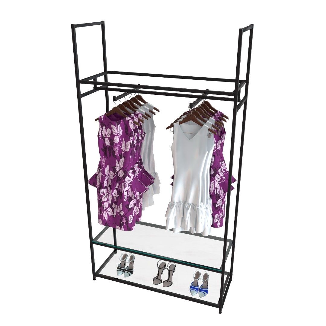 Стеллаж для одежды в стиле Лофт A22120-06