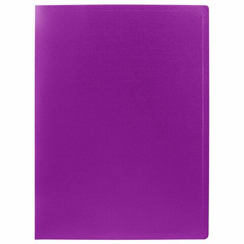 Папка на 2 кольцах А4 BRAUBERG PIXEL, 25 мм, фиолетовая, до 170 листов, 0,5 мм, 273035