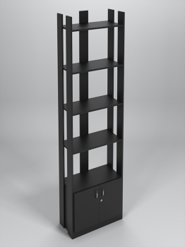 Стойка из ДСП №1А серии "ЭКОНОМ", Черный