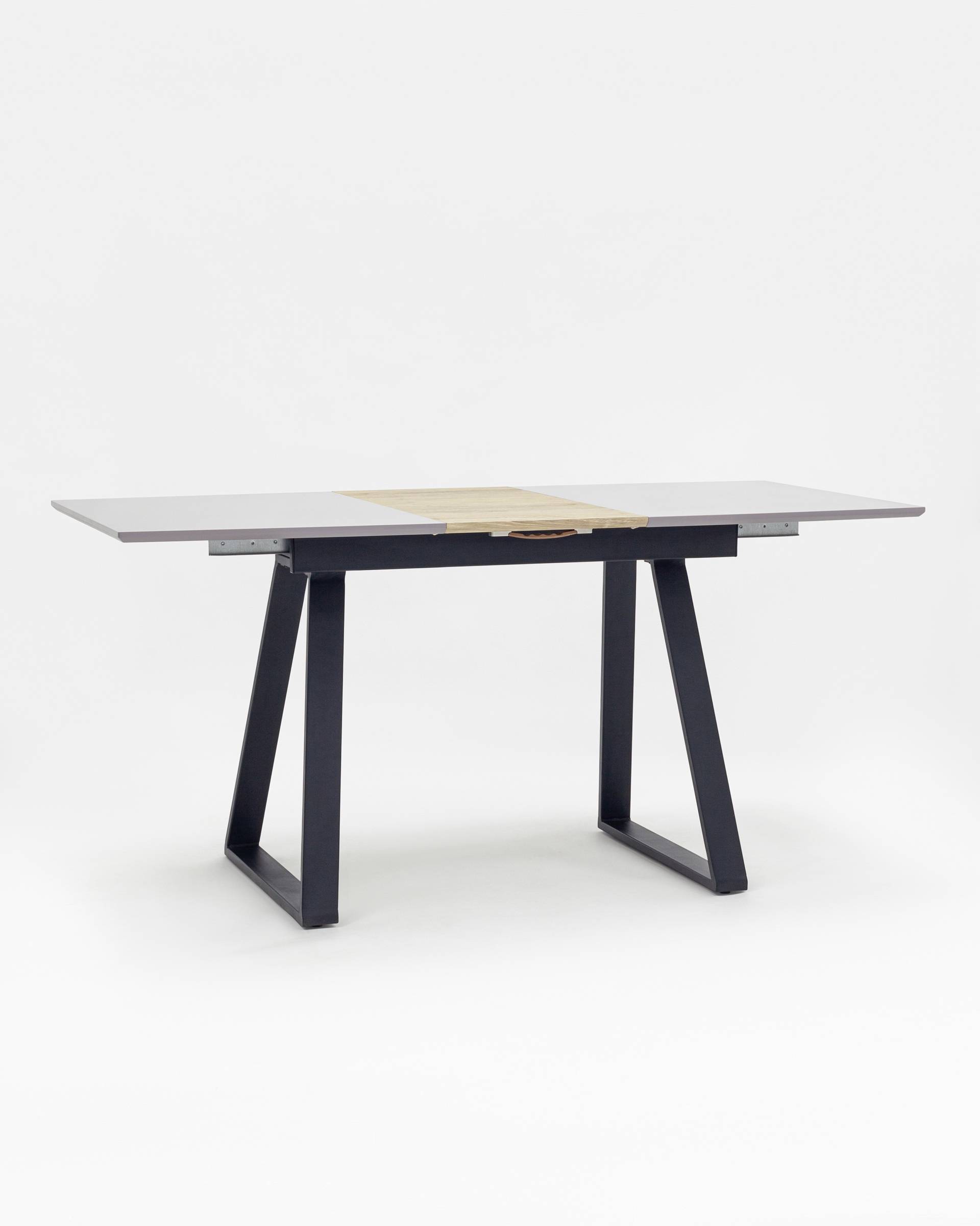 Стол обеденный Детройт раскладной 120-160*80 серый