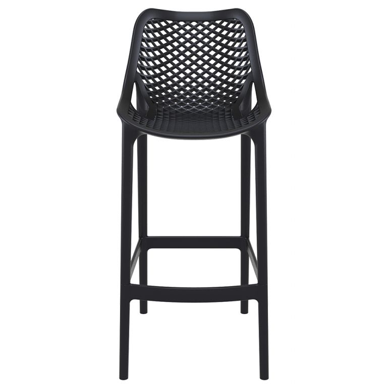 Стул пластиковый барный Air Bar 75 черный