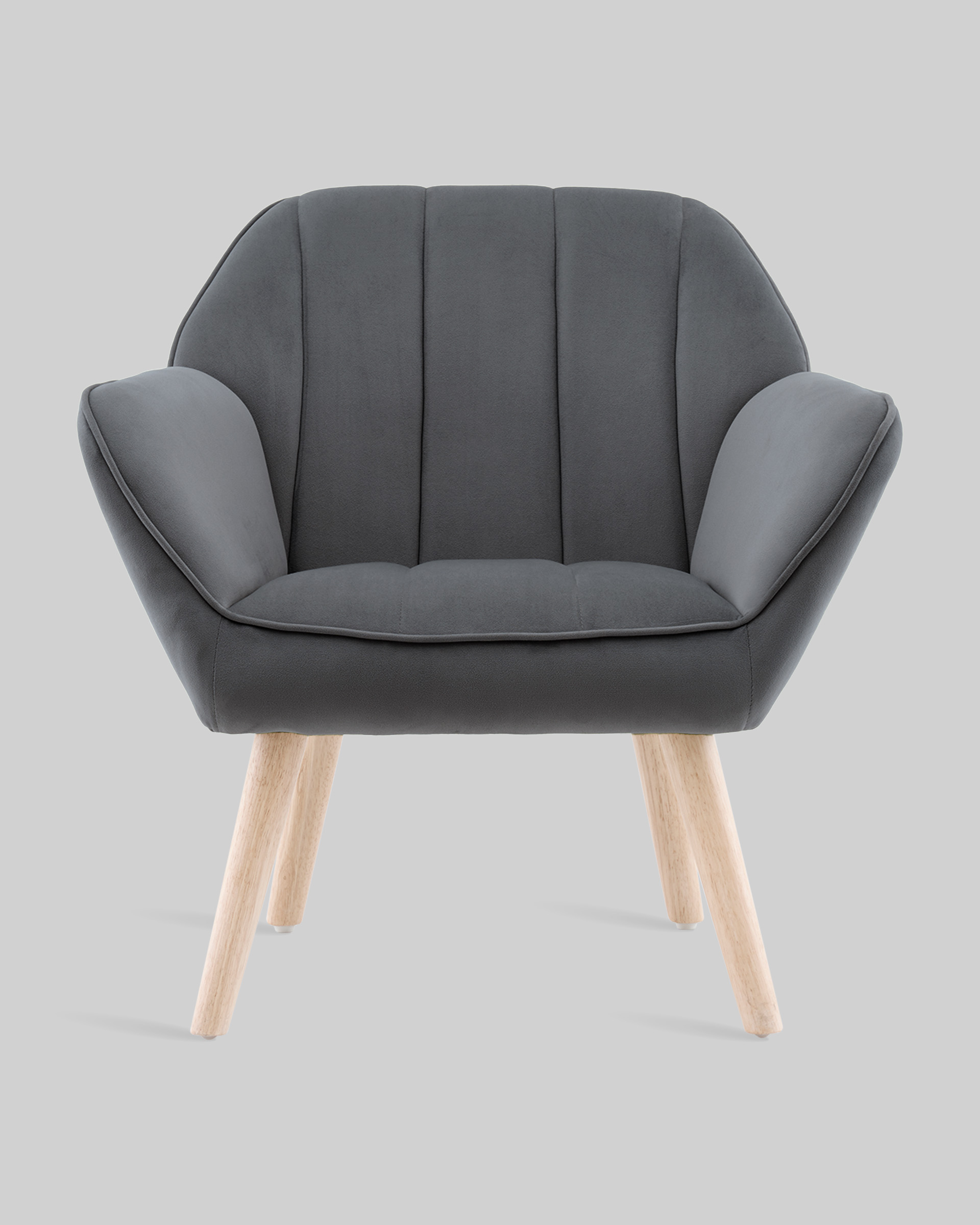 Кресло Руди серый