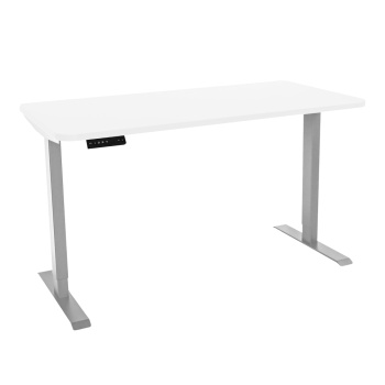 Стол с регулировкой высоты электрический LuxAlto LA-T33-2AR2 серый/белый ЛДСП 160*70*2.5