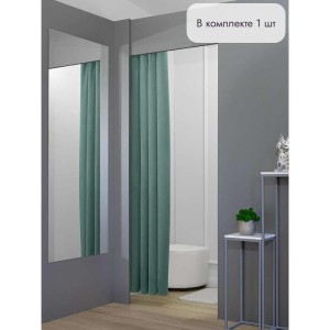 Штора Бархат в примерочную (бирюзовый) 2350 мм