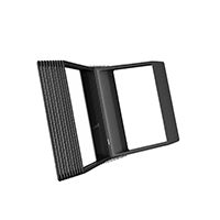 АККОРД-02.А4Gr.Bk Демосистема 20 черных панелей А4 серая настенная