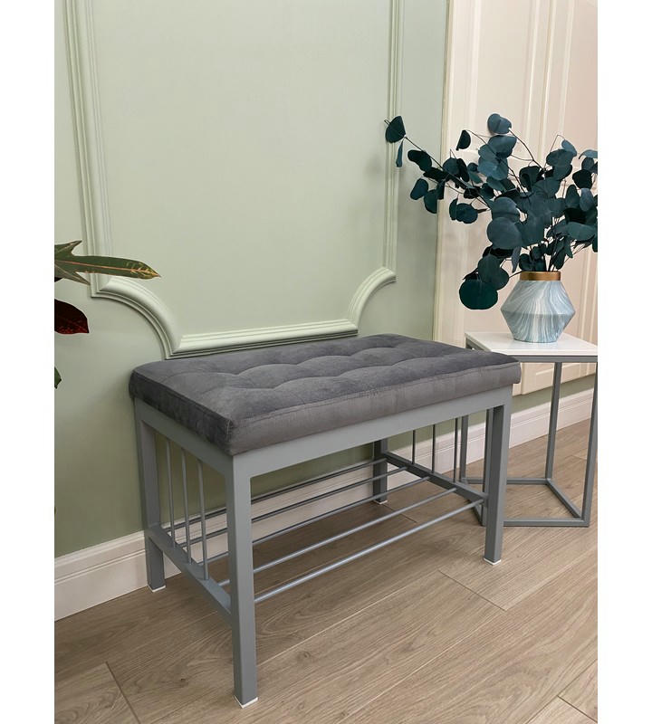 Банкетка Сканди-60 (серый/серый)