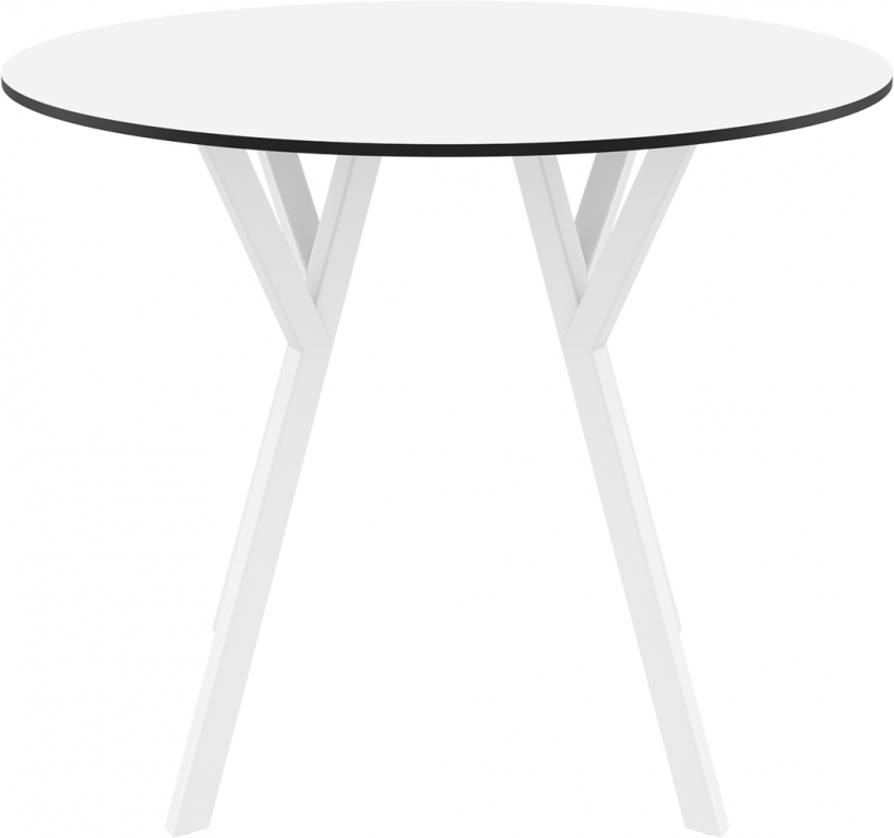 Стол пластиковый Max Table Ø90 белый