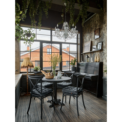 Стул Кроссбэк пластиковый черный