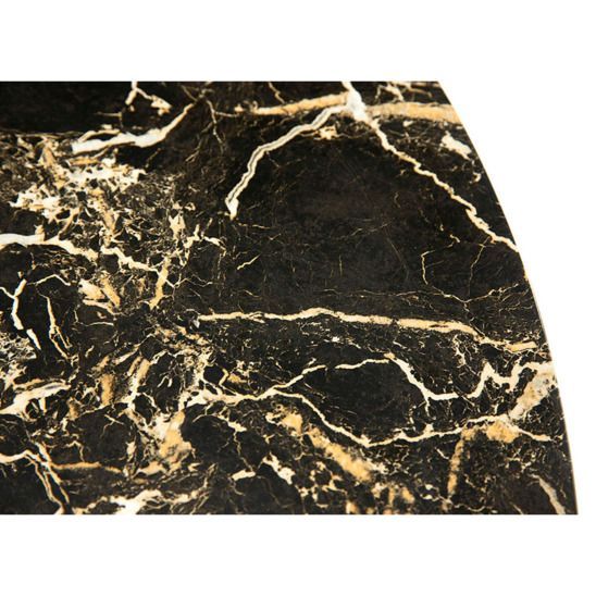 Стол обеденный Лео, черный мрамор