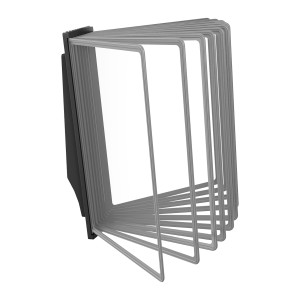 АККОРД-01.А4Bk.Gr Демосистема настенная черная 10 серых панелей А4