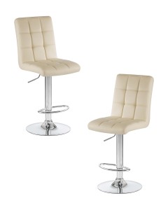Набор 2 шт Стул барный DOBRIN KRUGER, кремовый