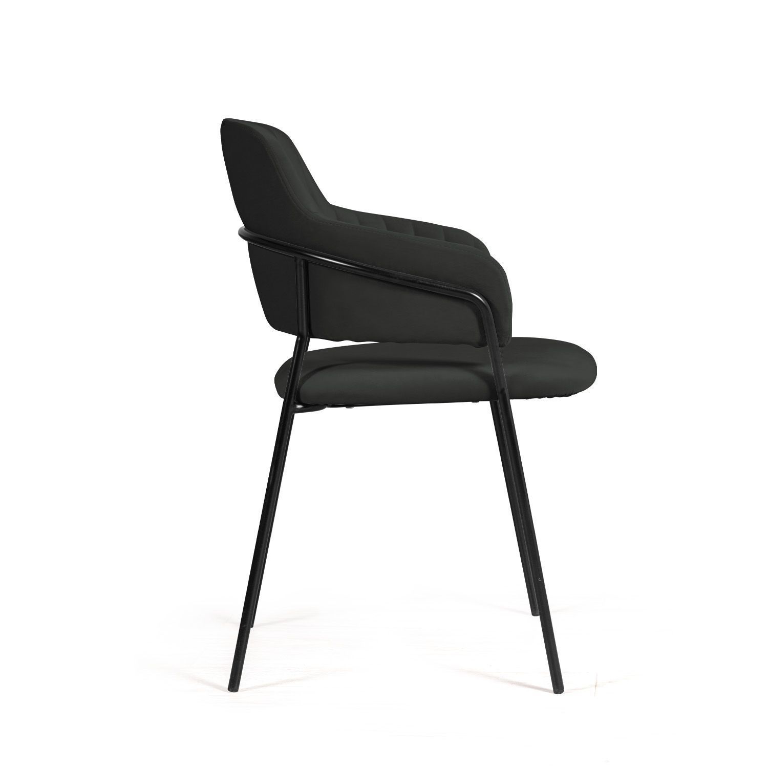 Стул Бриз, бархат антрацит 14