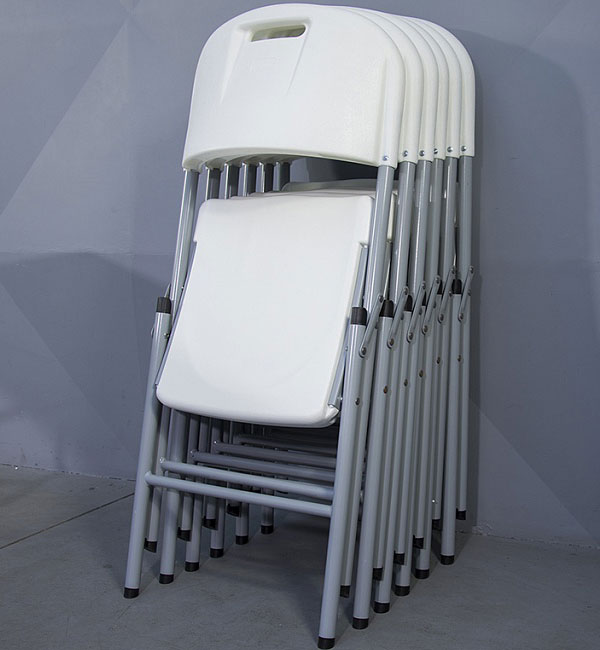 Стул складной серый