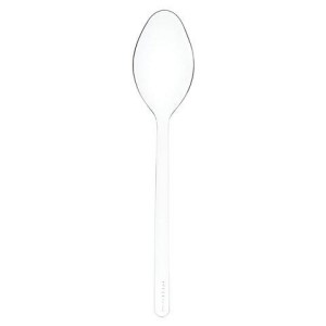 Ложка одноразовая 100 мм МИНИ, пластиковая, прозрачная, ВЗЛП, 5020П