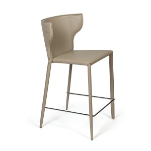 Стул полубарный Аустин, кожа нуга