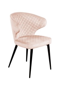 Стул Ричард ромб, бархат светло-бежевый 2