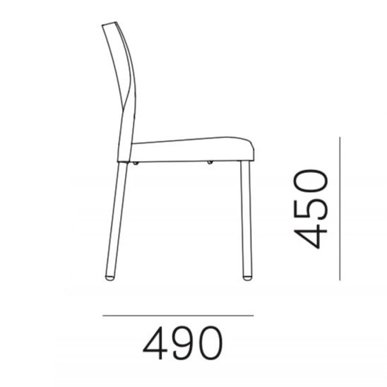 Кресло пластиковое Итинос, слоновая кость