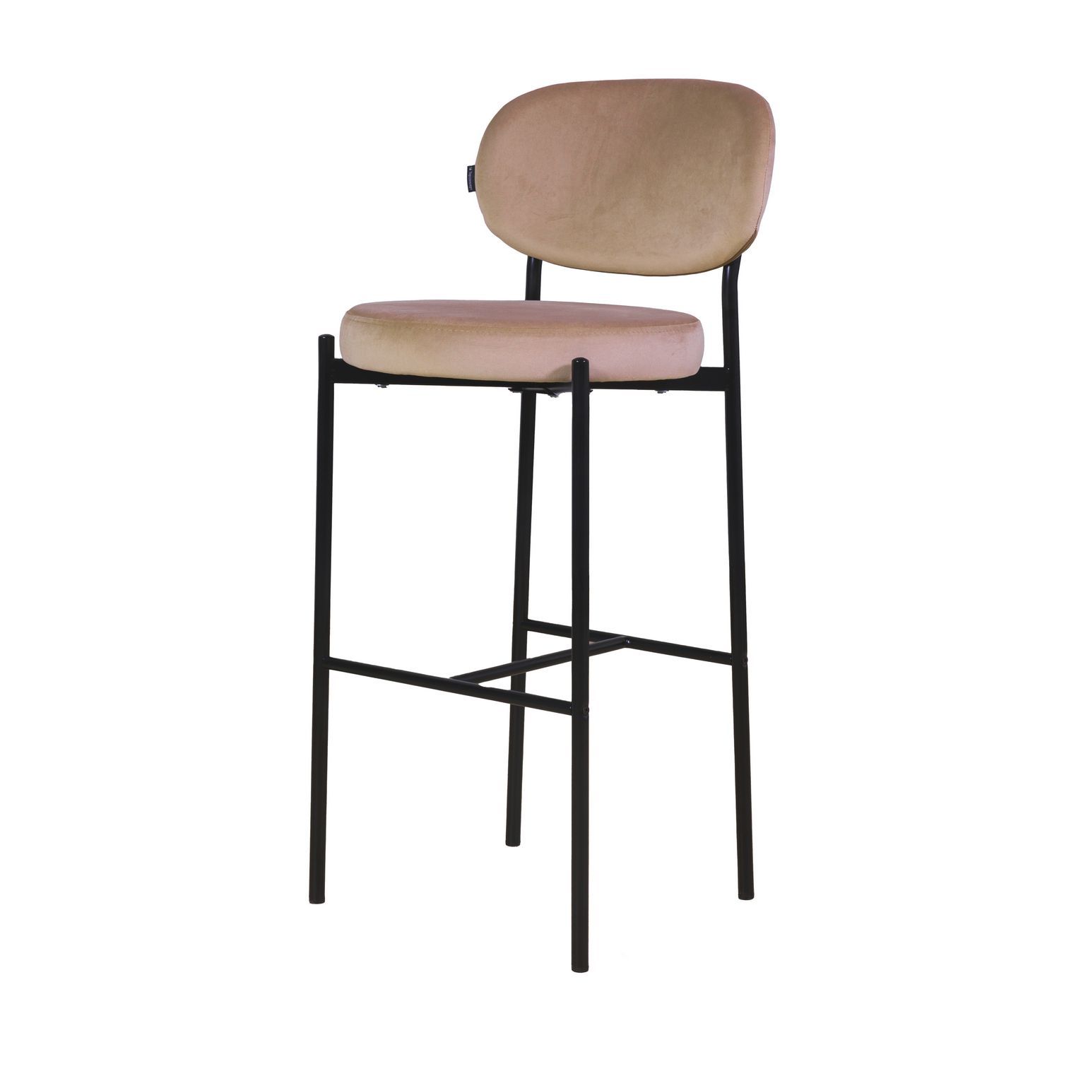 Стул барный Mason, бархат бежевый 5