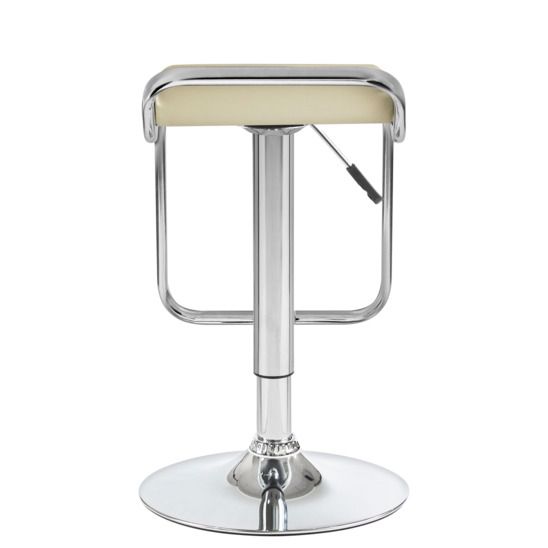 Барный стул Crack регулируемый, кремовый