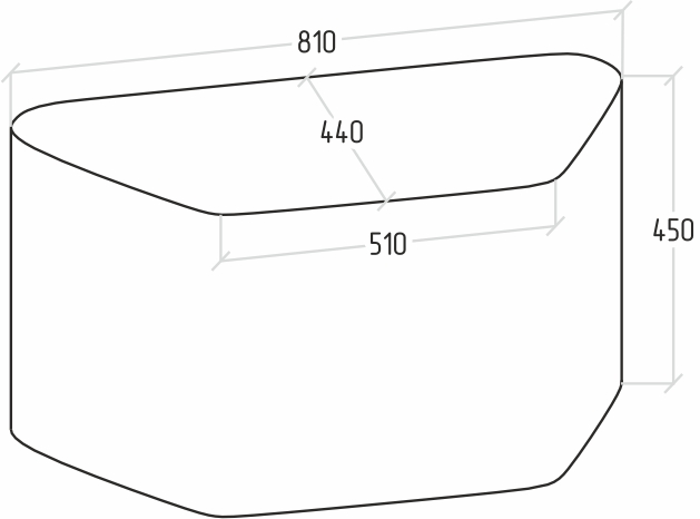 Пуф Everprof Astra 8 Ткань Серый