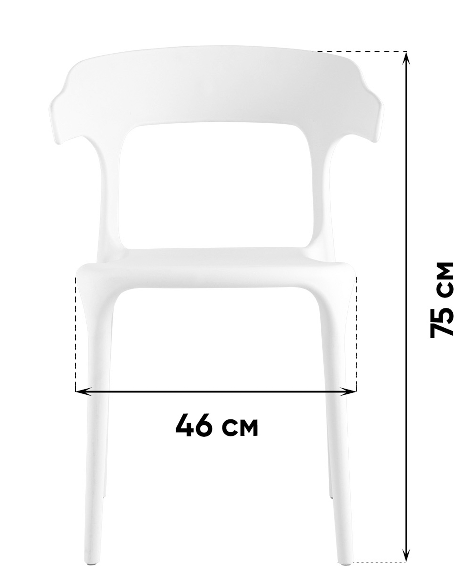 Стул Neo пластик пыльно-розовый 4 шт.