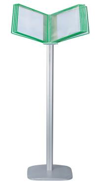 Перекидная система на стойке 1,0 м. 55° 10 рамок (Зеленый)