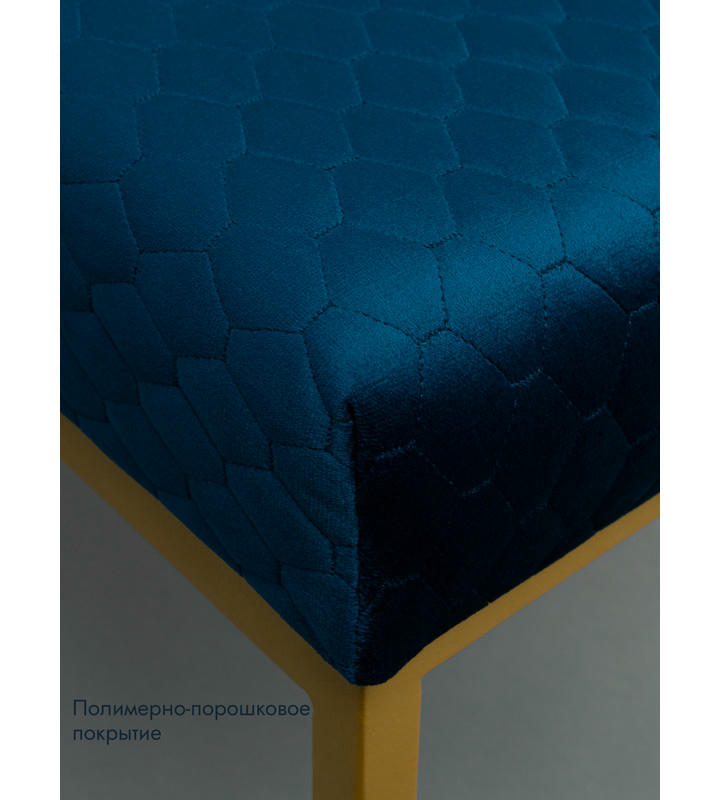 Банкетка Марсей 76-44 (синий/золото)