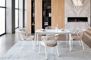 "Малага" обеденная группа на 4 персоны со стульями "Милан"