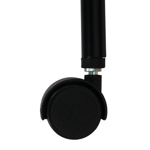 Вешалка для плечиков "Радуга-2", 1520х900х390 мм, передвижная, 2 крючка, металл, черная, ВНП 299 Ч