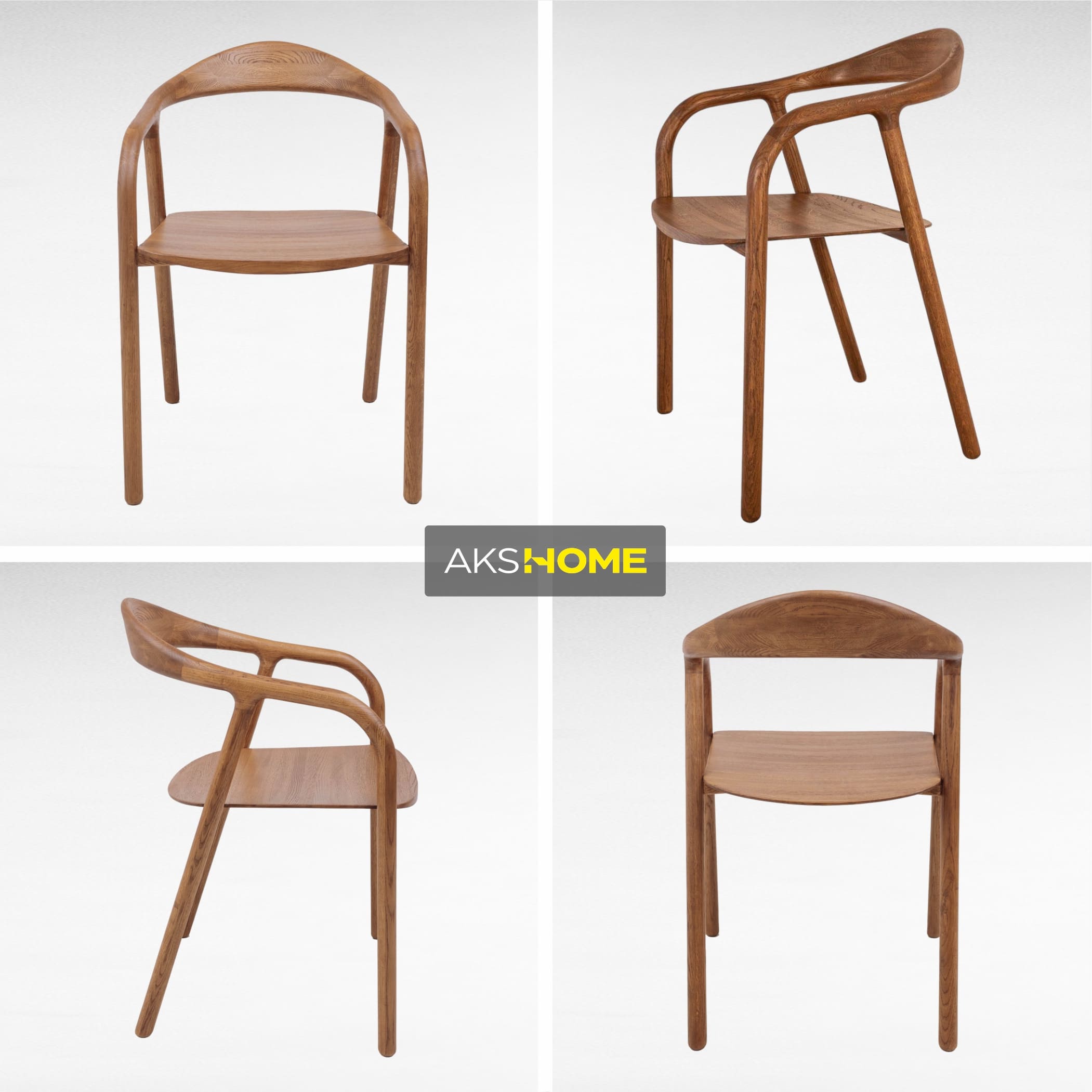 Стул Био, покрытие коньяк, массив дуба