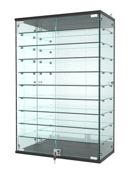 Витрина "АТРИУМ" настенная №2-6Г, Черный