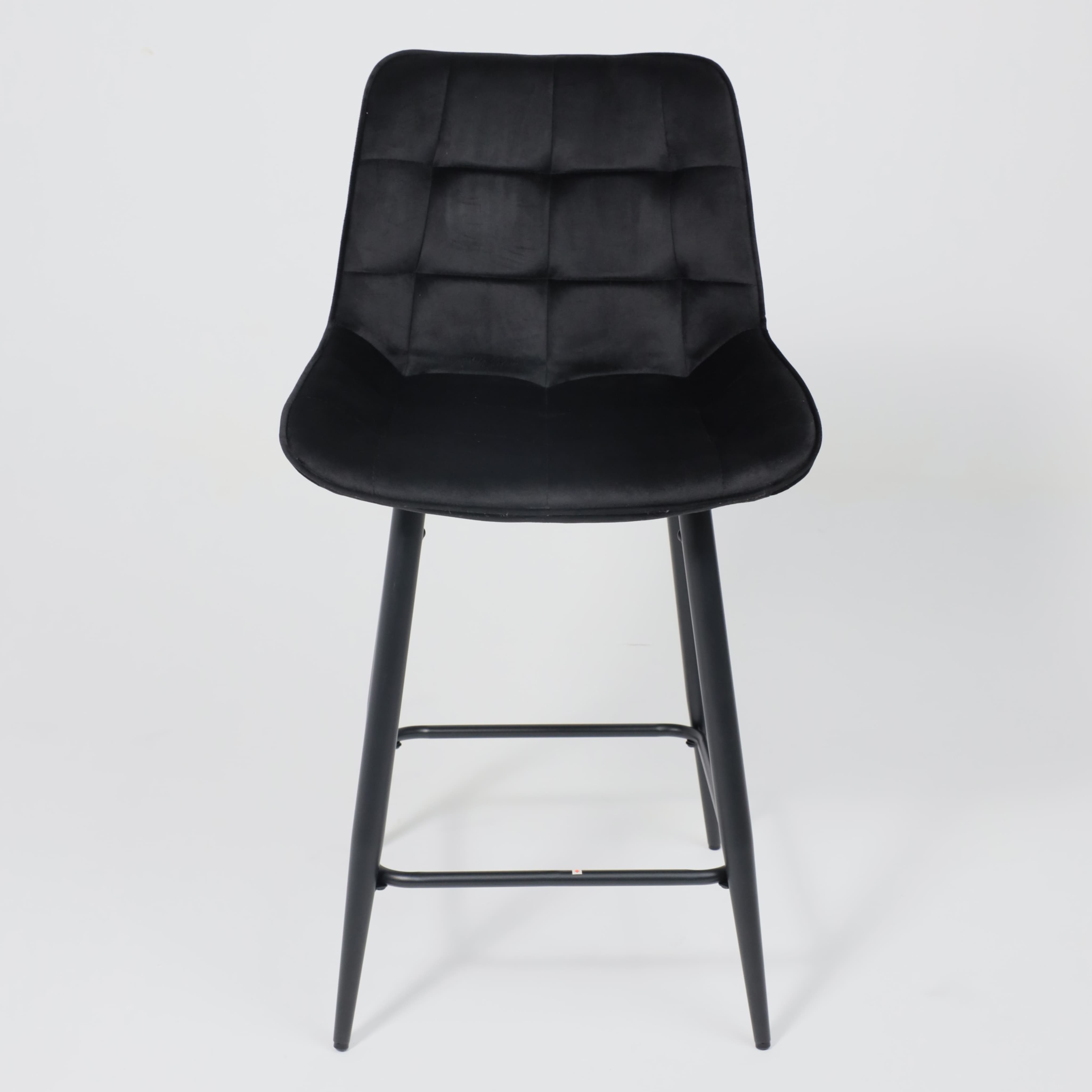 Стул полубарный Linx, черный, велюр