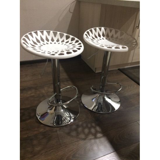 Барный стул Nest белый глянец