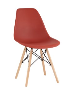 Стул Eames Style DSW терракотовый (разборный каркас)