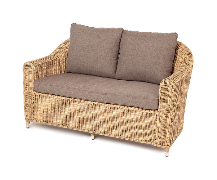"Кон Панна" диван из искусственного ротанга двухместный