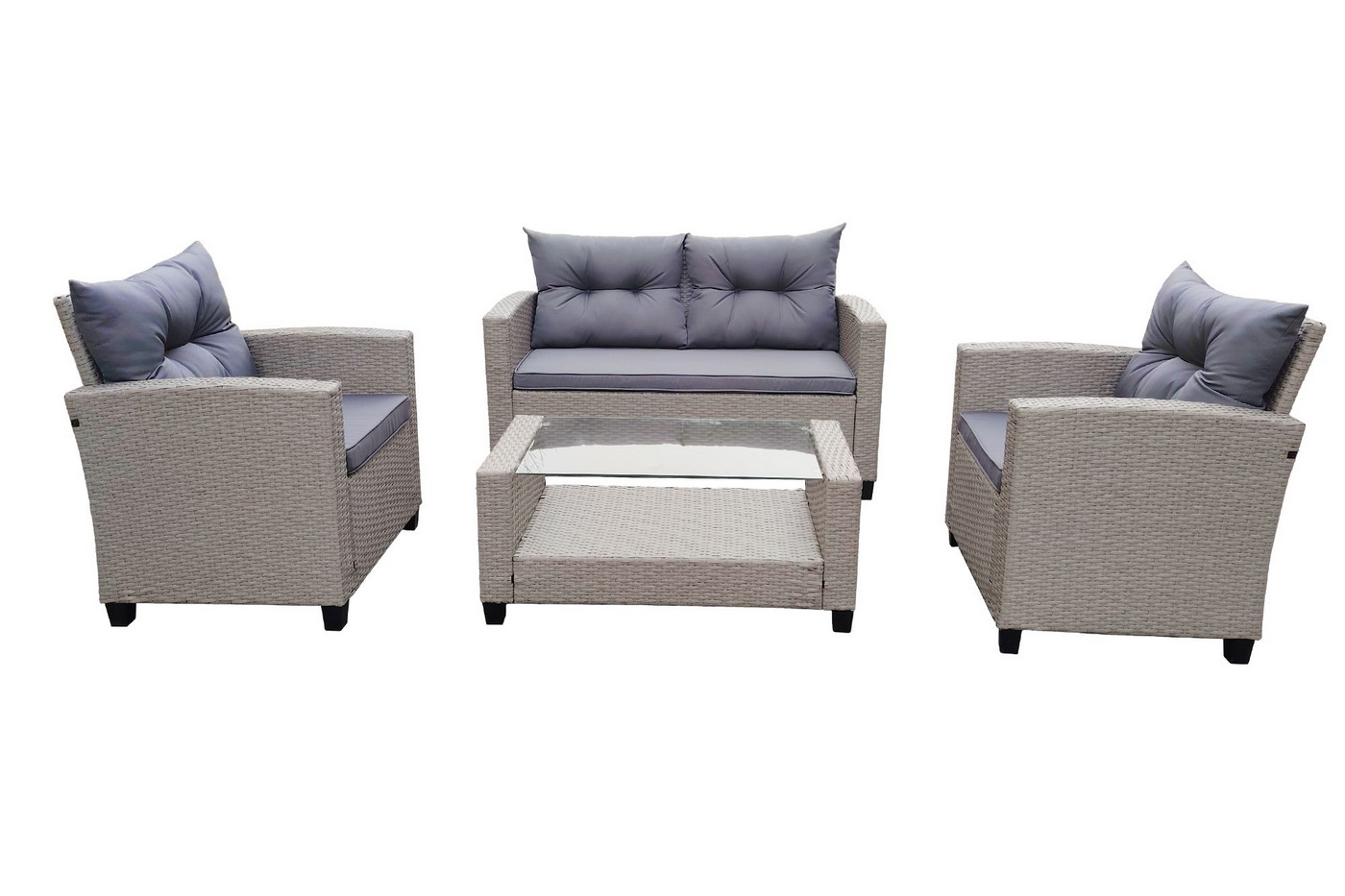 "Филадельфия" лаунж-зона из искусственного ротанга