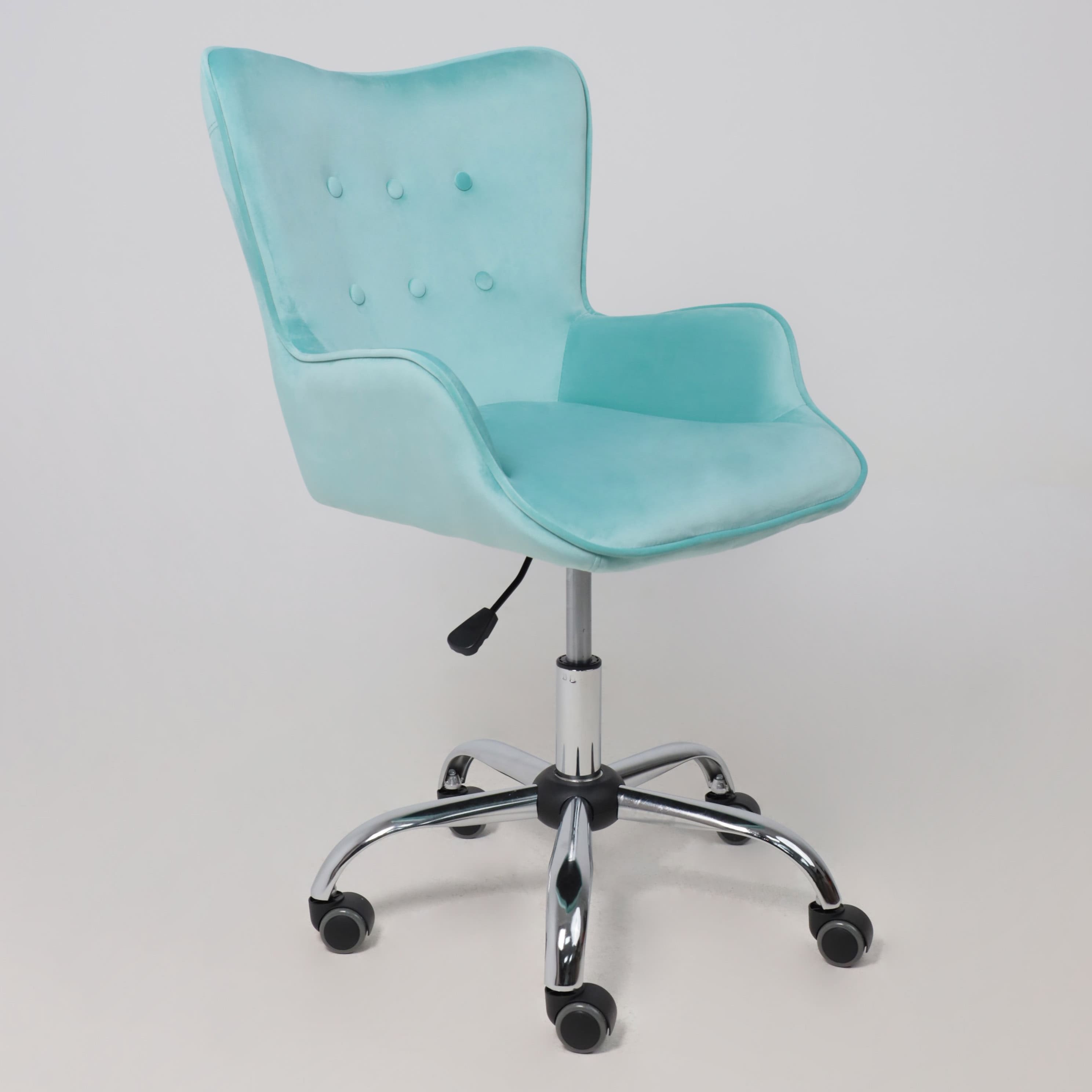 Кресло поворотное Bella, мятный, велюр