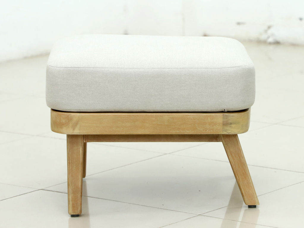 Пуф с подушкой Mali натуральный