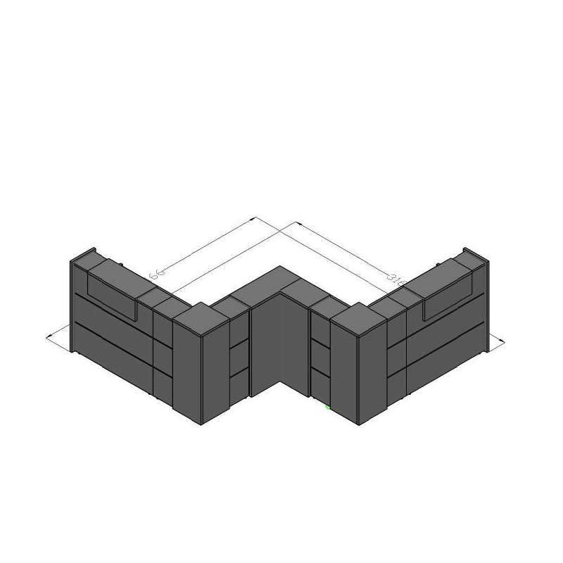 Стойка ресепшен комплект №35 O.R-K-35