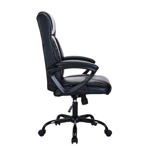 Кресло BRABIX PREMIUM "Oslo EX-549", рециклированная кожа, разборное пятилучие, черное, 532978