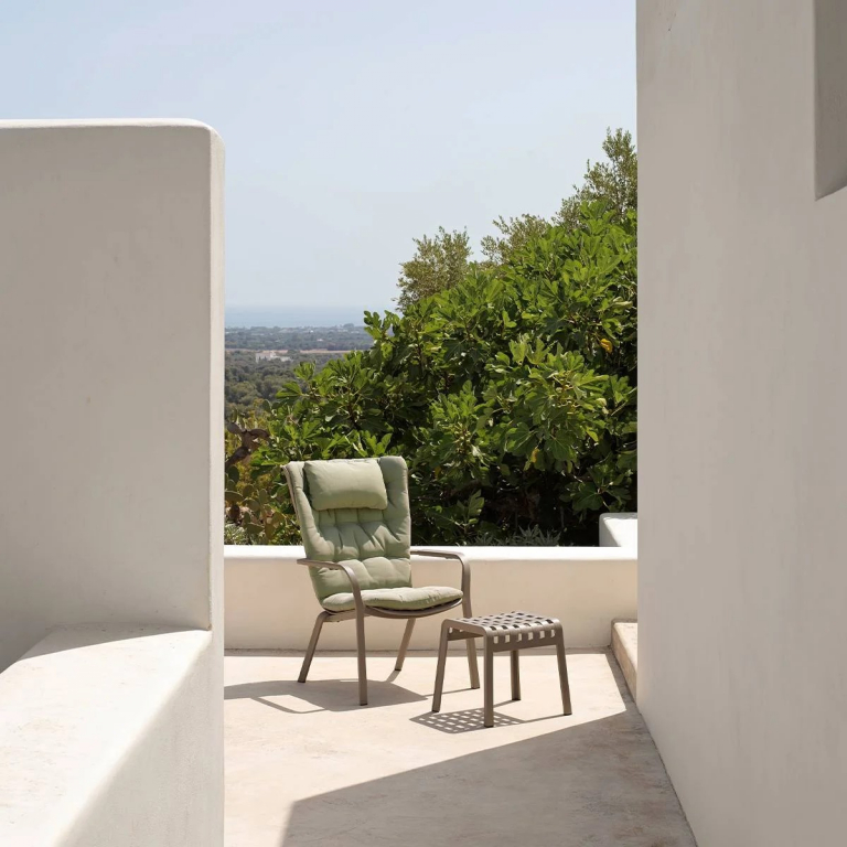 Подушка-подголовник для лаунж кресла Folio зеленый