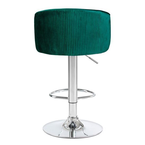 Барный стул САРАГОСА, велюр зеленый