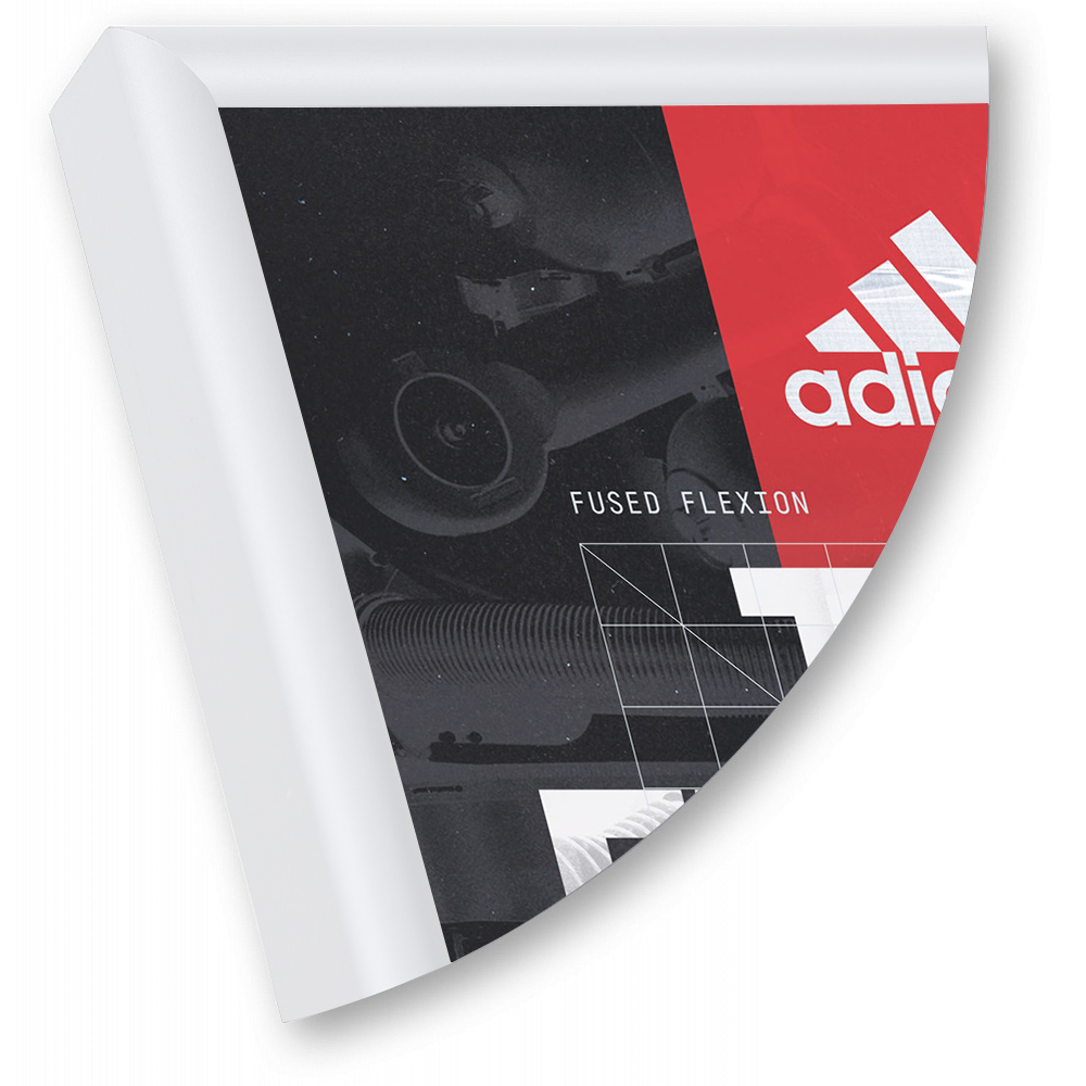 Рамка Нельсон 02, 70х100, белый глянец RAL-9003