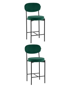 Стул Бриф Original N полубарный велюр зеленый 2 шт.
