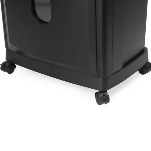 Уничтожитель (шредер) BRAUBERG S18-S, БЕСШУМНЫЙ, 2 уровень секретности, полоски 6 мм, 18 листов, корзина 28 литров, 530961